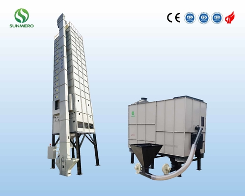 5.5kW 200 μεγάλης περιεκτικότητας ορυζώνα τόνοι στεγνωτήρων σιταριού με το φούρνο φλοιών
