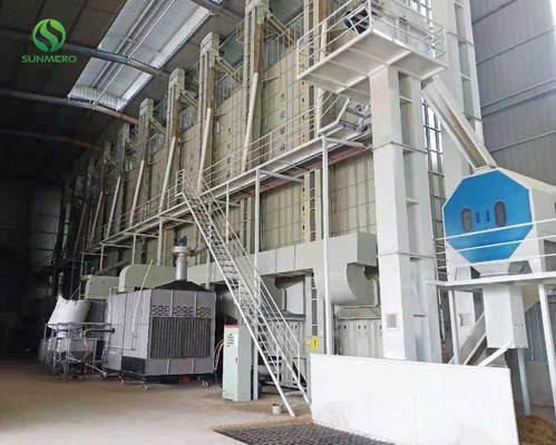 3Kw αποξηραντική μηχανή 8ton ρυζιού μηχανημάτων σιταριού ανά ώρα για το εργοστάσιο επεξεργασίας ρυζιού